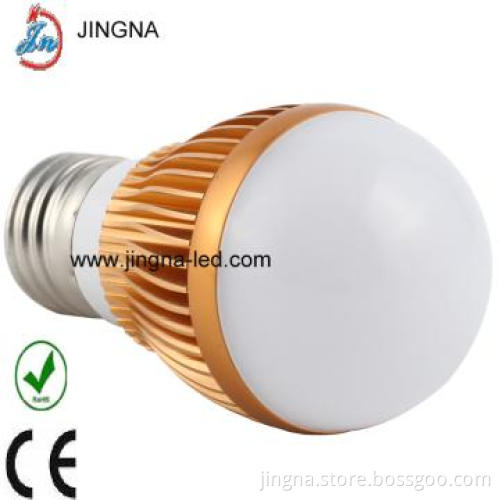 93lm/w 3W E27dimmable led bulb lamp